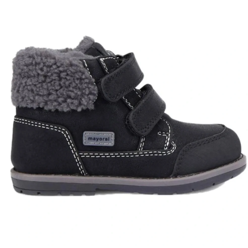 MAYORAL - Baby Boy Booty, Black with Mountain booty detail sheep